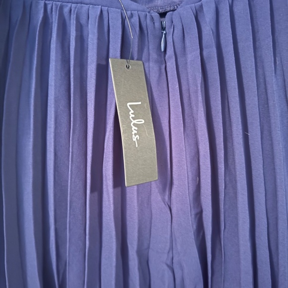 Lulu's Notorious Charm Navy Blue Flutter Sleeve Maxi Dress - Picture 5 of 5